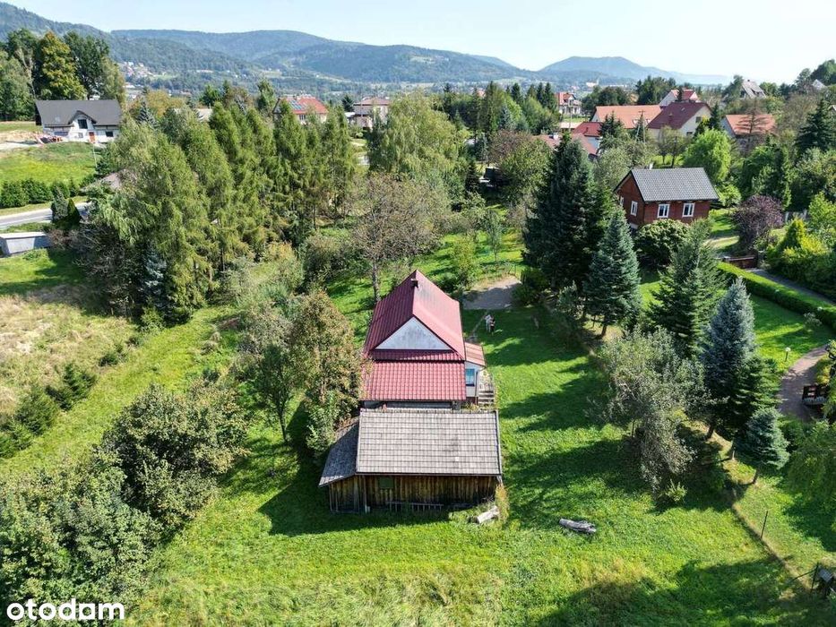 Działka 54 ar z domem i pięknym widokiem | d.inwestycyjna | Centrum