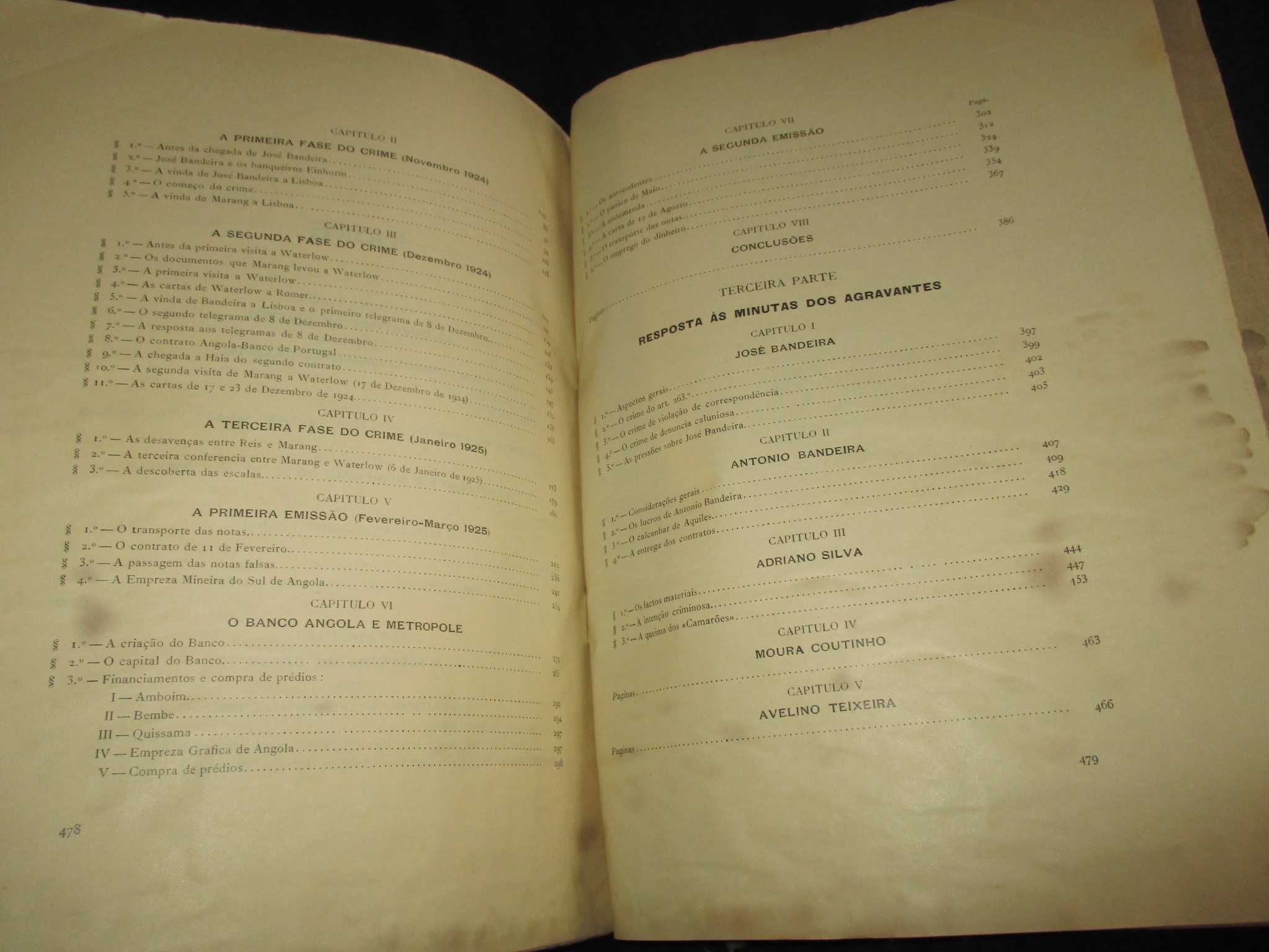Livro História do Crime O Caso do Banco Angola e Metrópole 1928