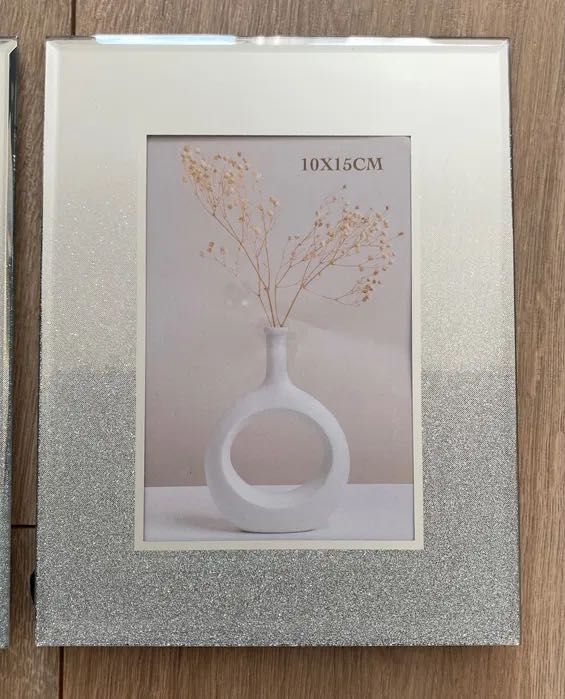 Ramka na zdjęcia glamour kryształki 2 sztuki