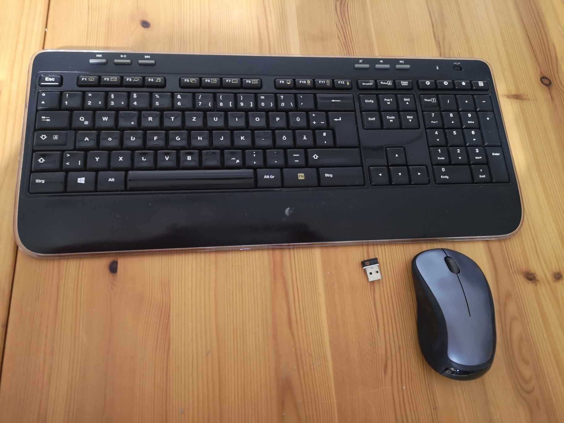 Klawiatura + mysz, bezprzewodowy zestaw Logitech K520