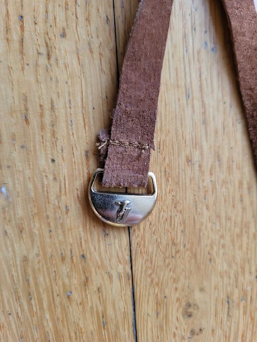 Trussardi kołnierz z lisa rudego