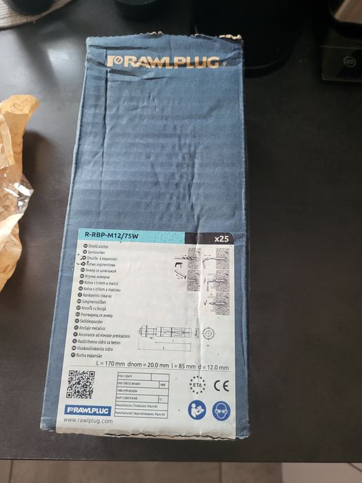 Kotwa mechaniczna weglowa