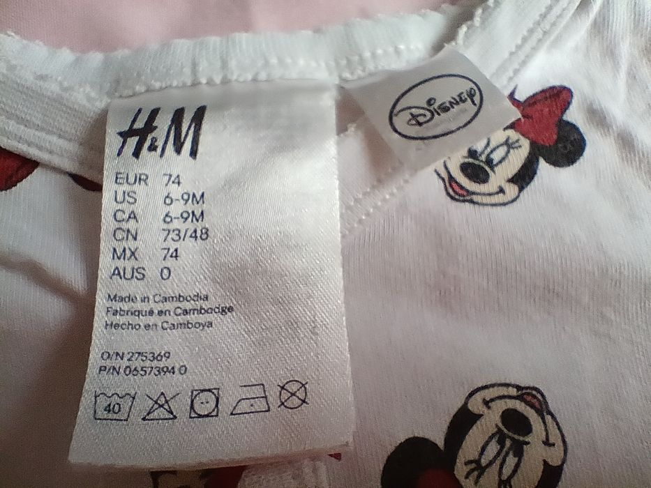 Pajac w Myszki Minnie, r.74