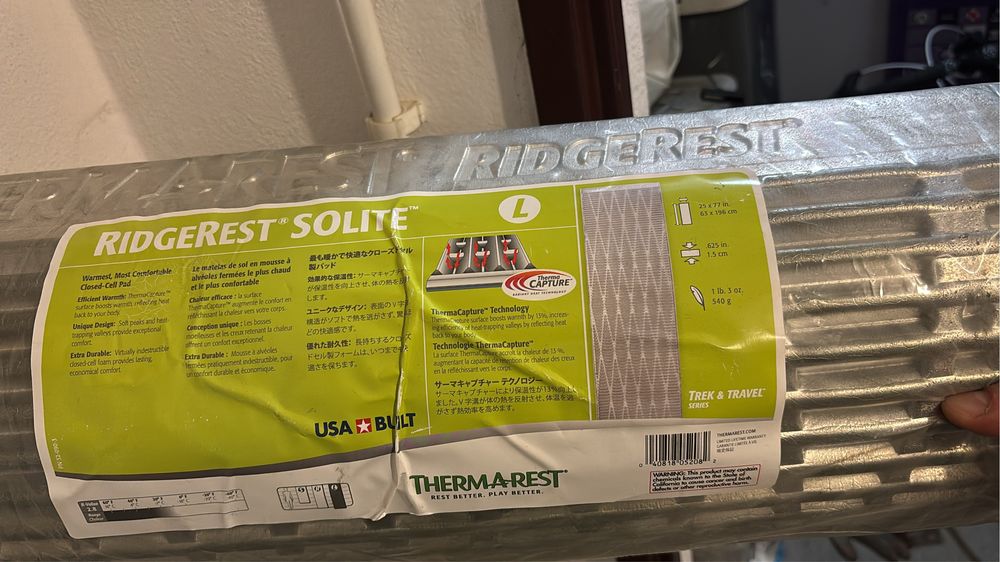 Thermarest Ridgerest Solite L karimata