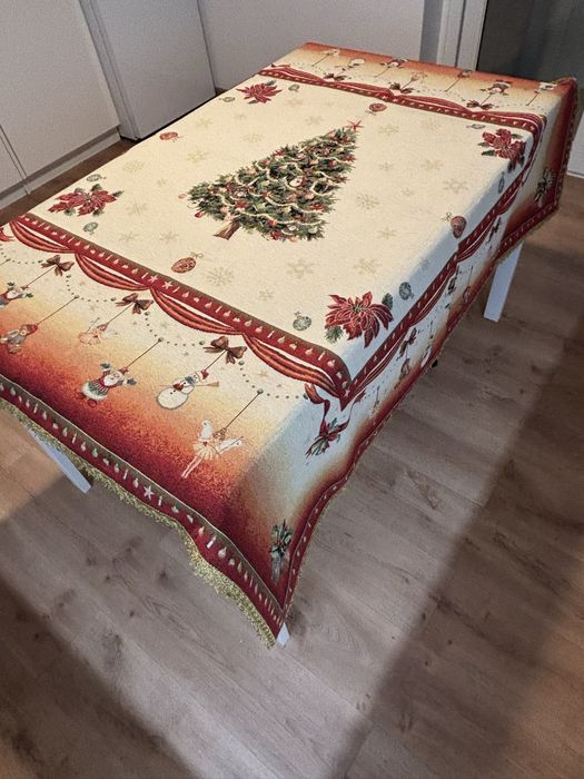 Conjunto de toalha e caminho de mesa de Natal