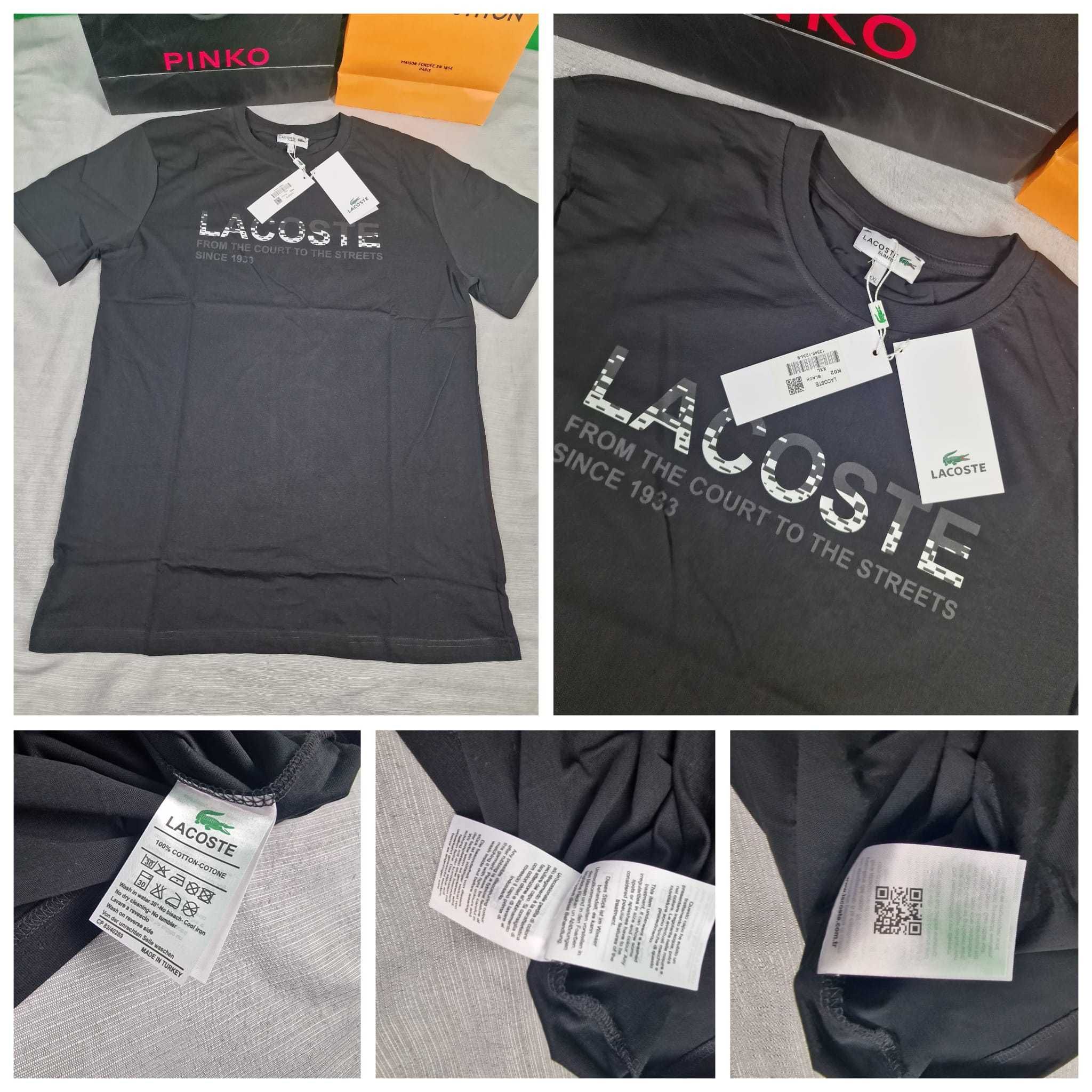 Koszulka męska t-shirt Lacoste Armani Prada Tommy TH