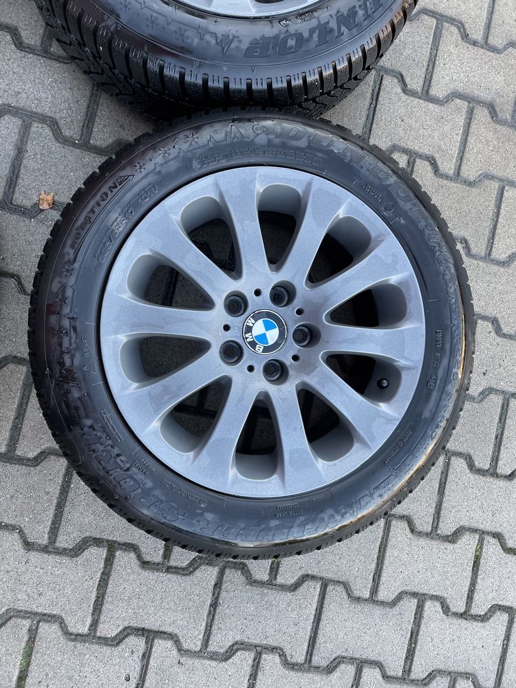 Oryginalne felgi bmw 17 cali 5x120 et34 szary metalik