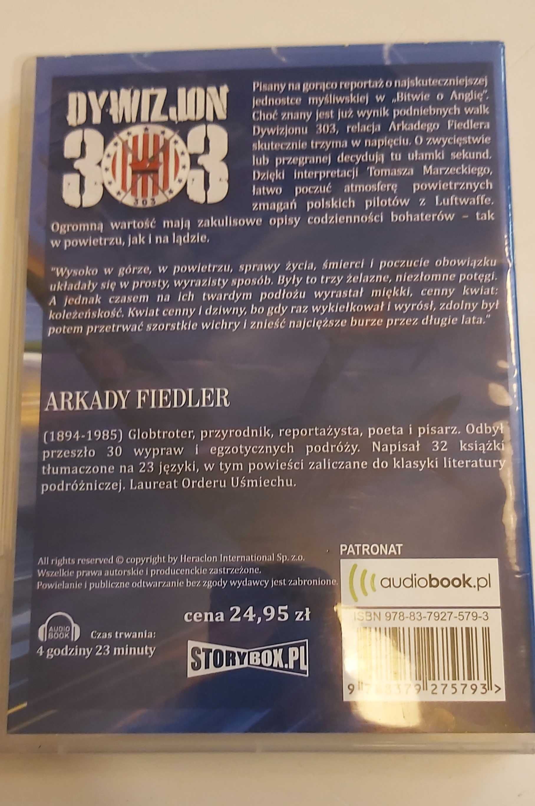 Dywizjon 303. Arkady Fiedler - AUDIOBOOK MP3