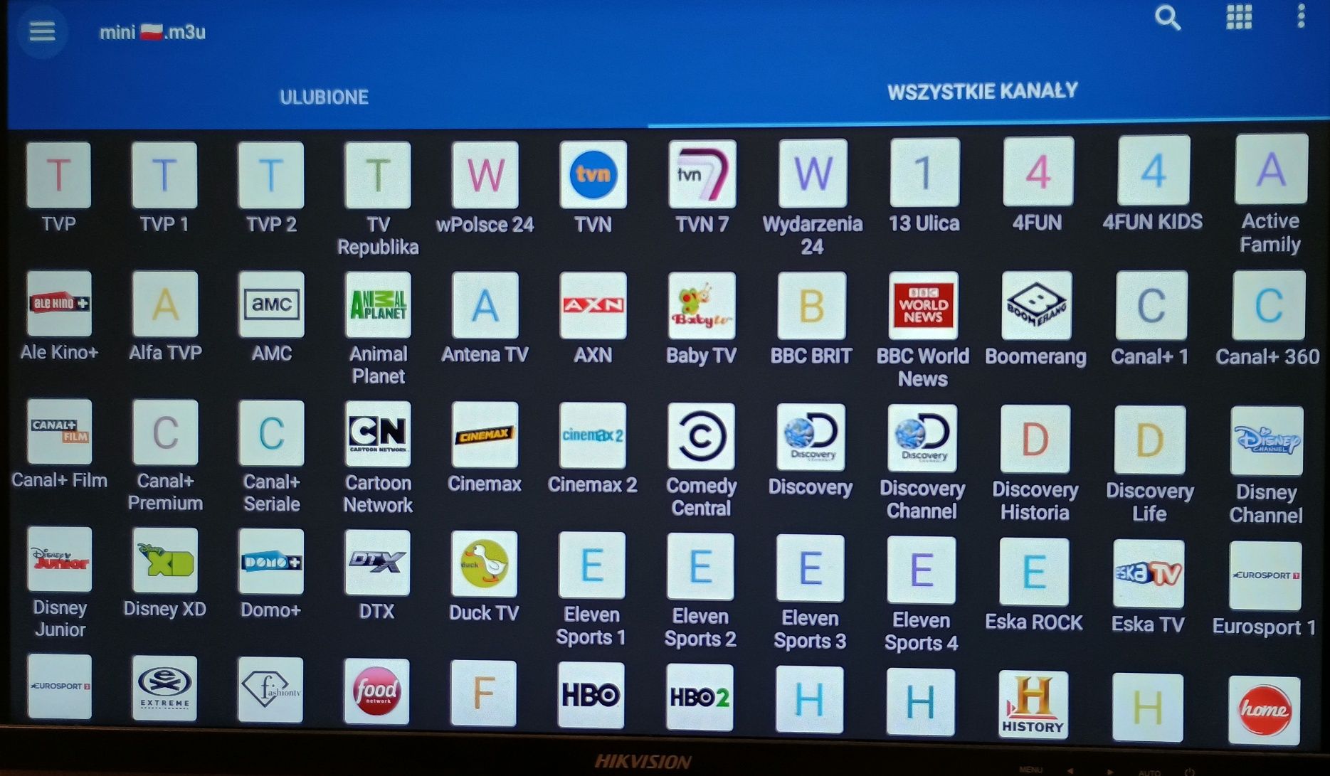 Android tv IPTV m3u Netflix dekoder HDMI YouTube nie Xiaomi