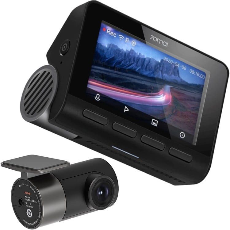 Wideorejestrator 70MAI Dash Cam A800S 4K + Kamera dodatkowa tylna RC06