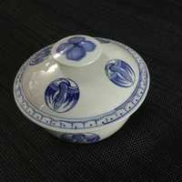 Terrina de Porcelana Chinesa anos 70 origem Moçambique - NOVO