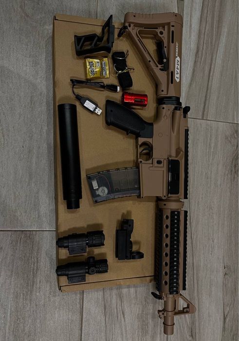 Автомат 104 см орбізний, М4А1, коричневий бластер орбіган