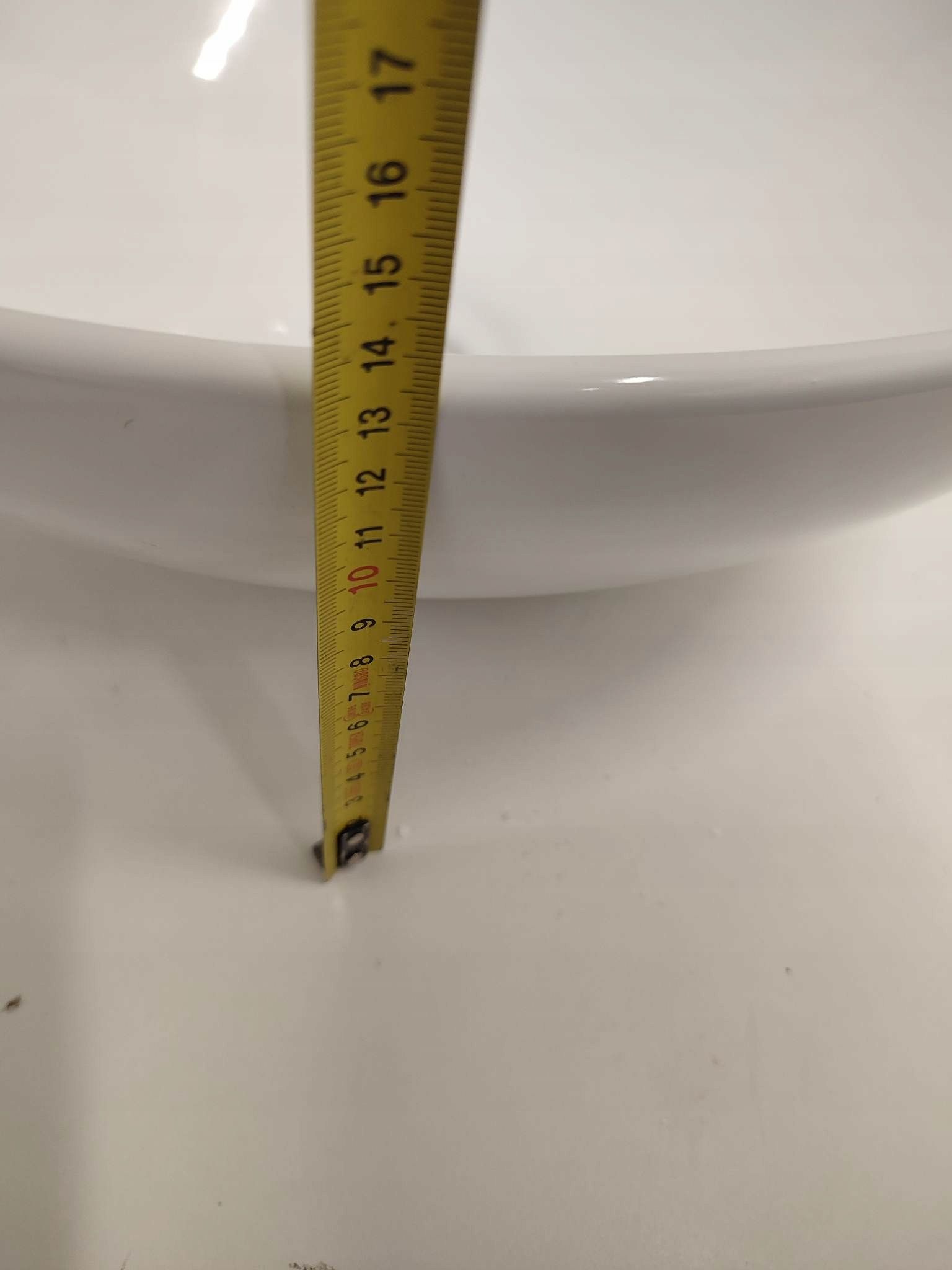 Nowoczesna Owalna Ceramiczna Umywalka 40x33x14,5cm