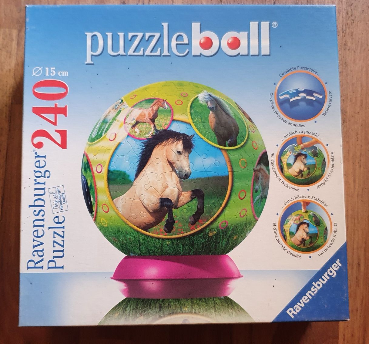 Puzzle ball 240, ravensburger, konie