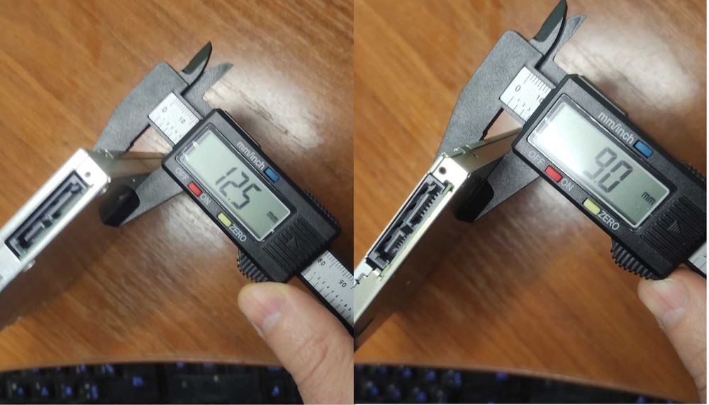 Оптибей карман для  ноутбука 12.7 / 9.5 / 9.0мм. (Second HDD Caddy)