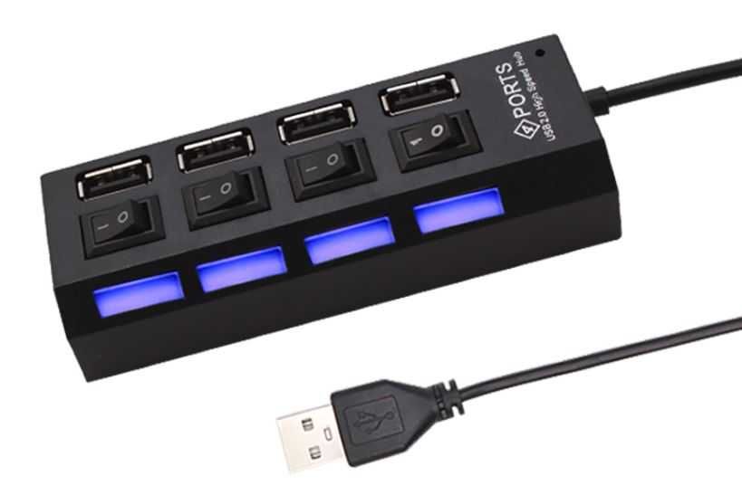 Carregador USB de 4 portas