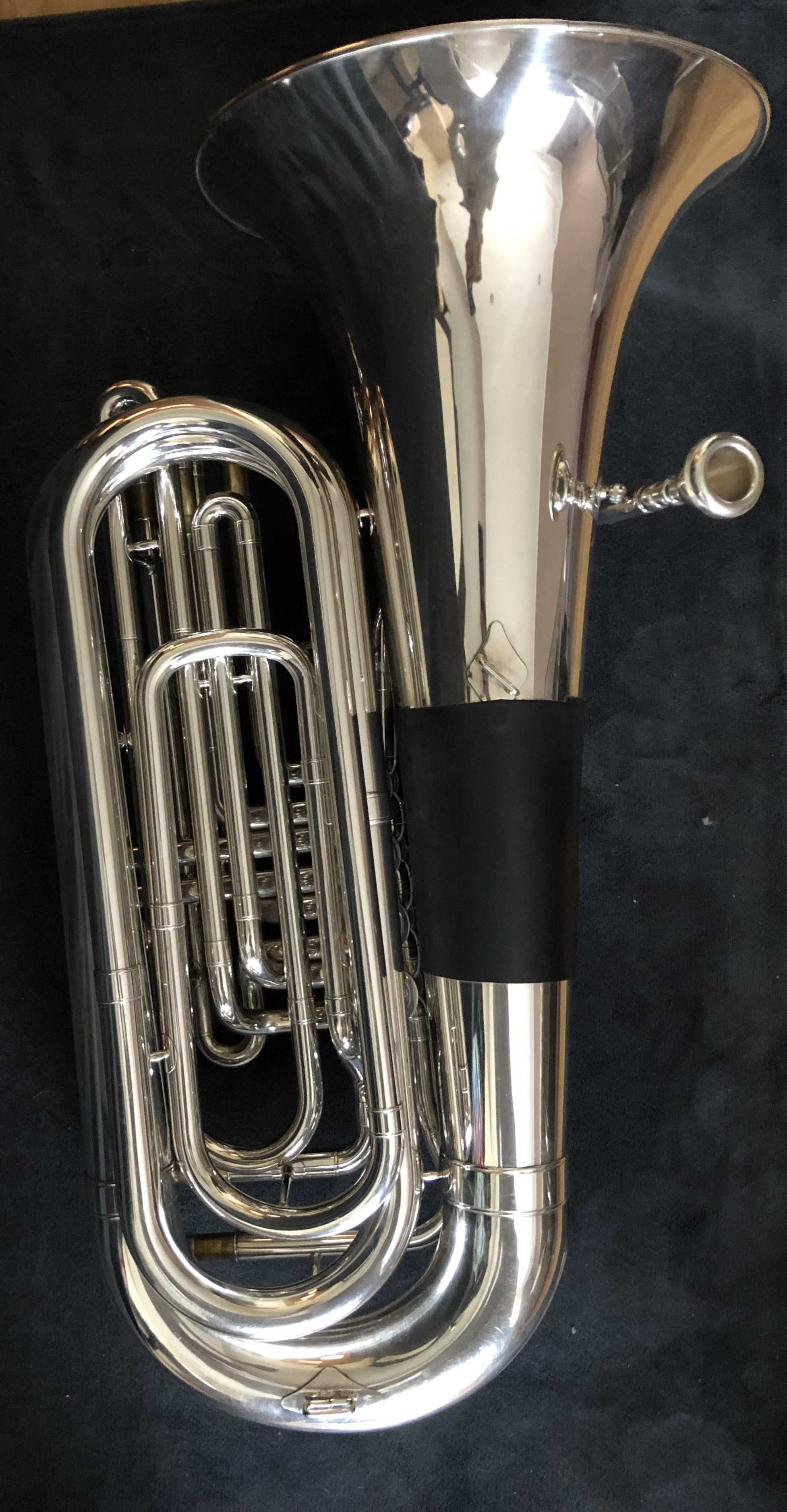 Tuba Jupiter Bb 4 wentyle srebrna