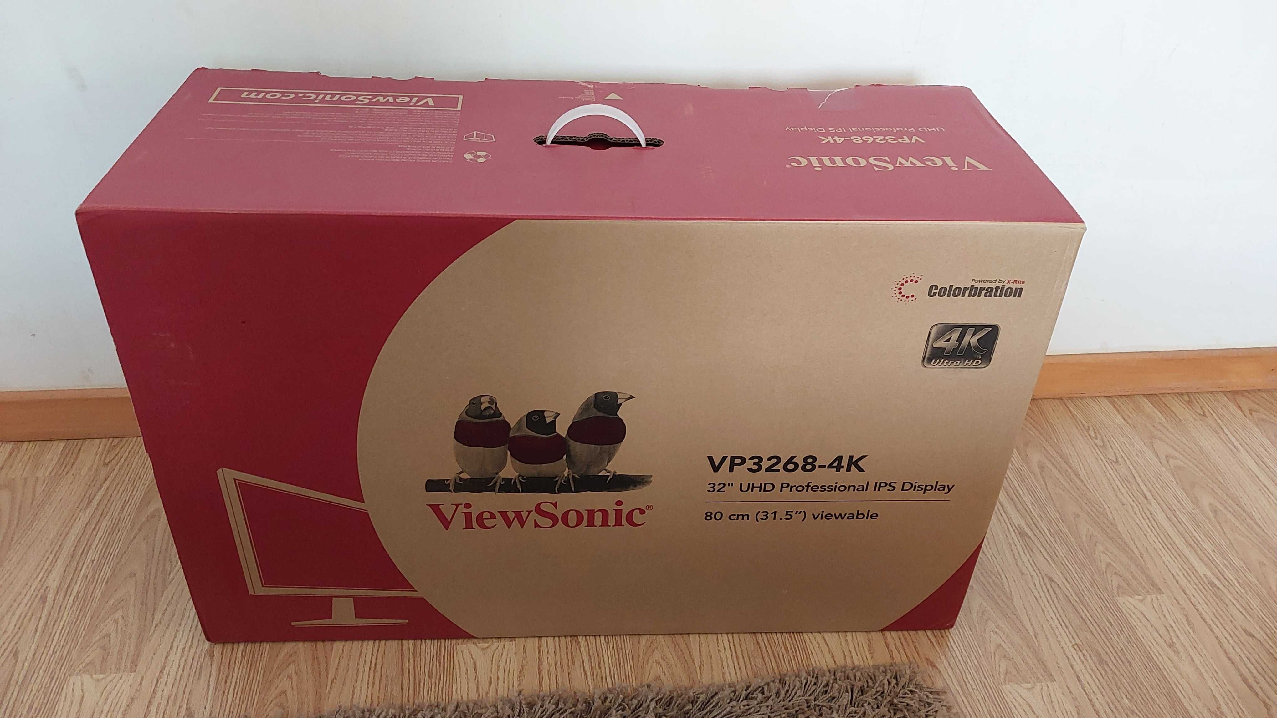 Monitor Profissional IPS ViewSonic VP3268-4k 80 cm 31.5 inch