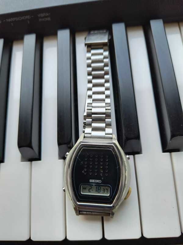 Seiko A862_00A0 cyfrowe, lata 90,bransoletka,gadający zegarek, sprawny