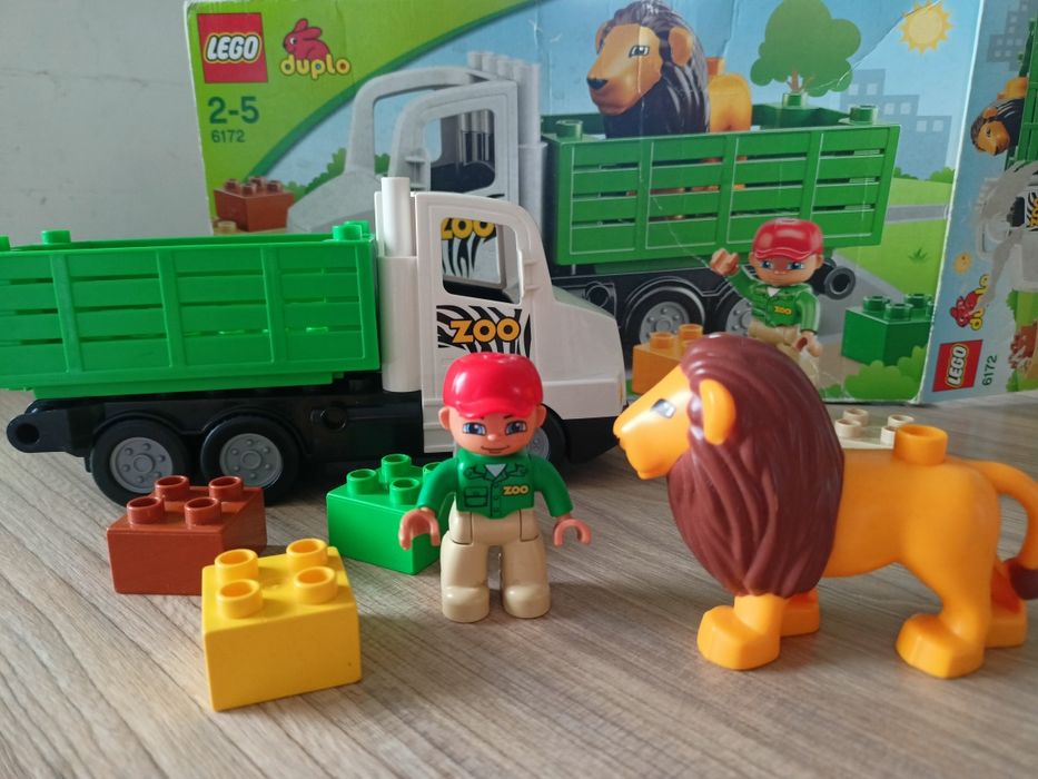 Duplo 6172 zestaw ciężarówka zoo zwierzęta