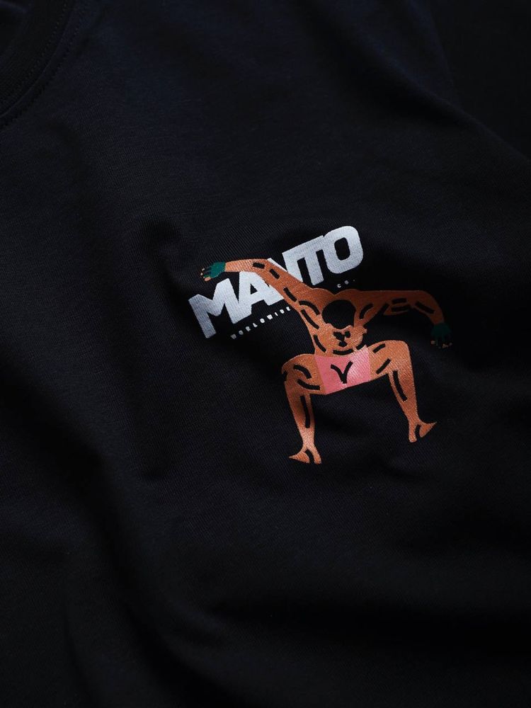 футболка manto t-shirt stomp black S M L XL | манто bosco