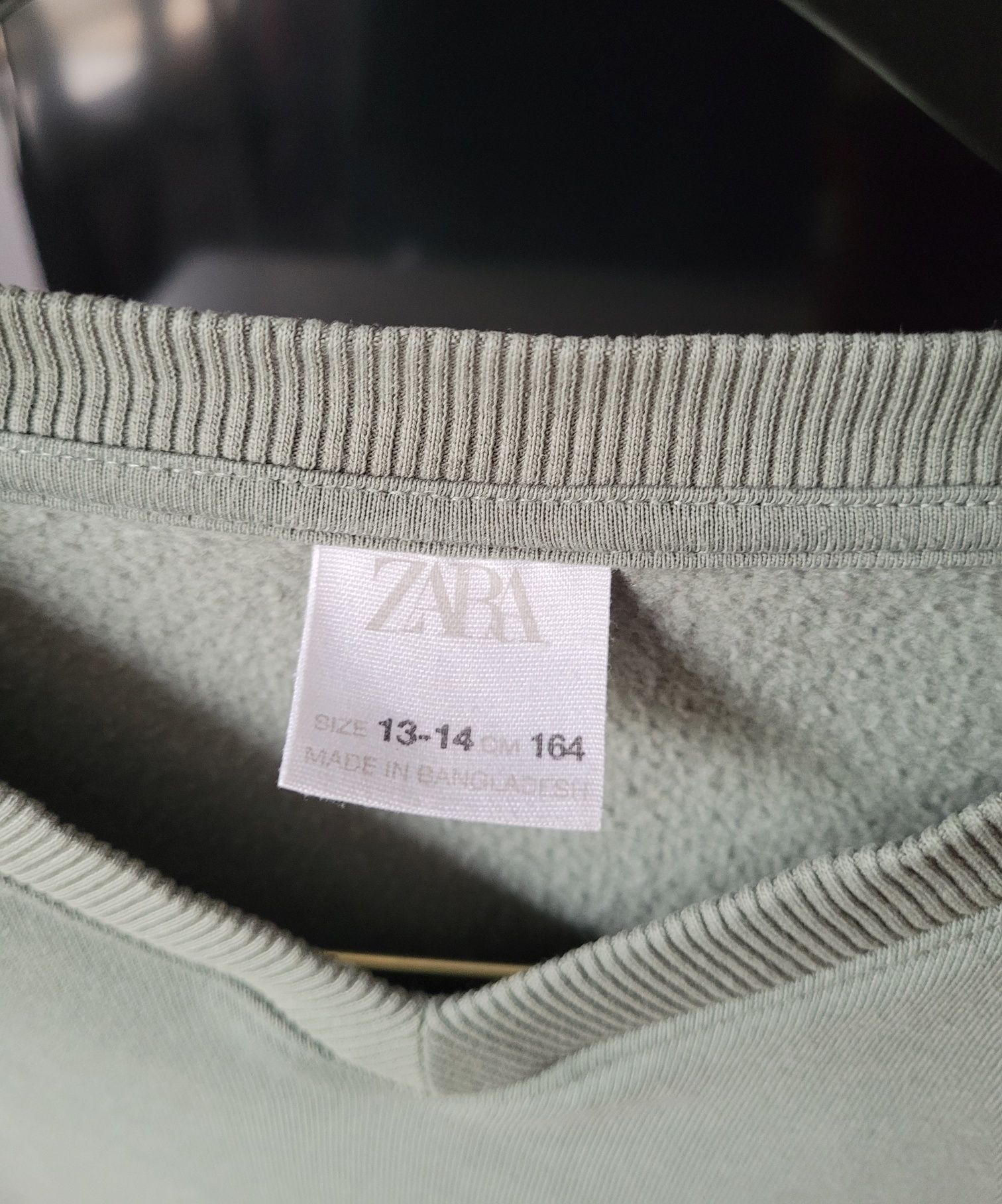 Szałwiowa bluza zara XS/S