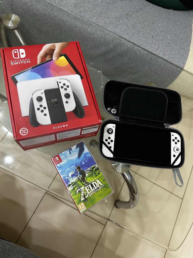 Nintendo Switch Oled + Zelda + гарантія + комплект