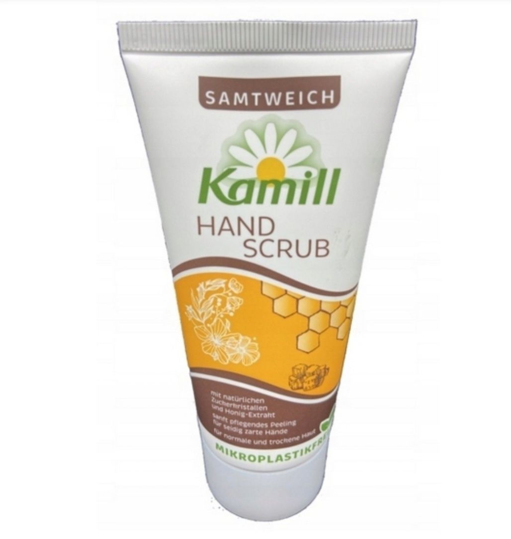 Kamill scrub do rąk peeling wygładzający z miodem I cukrem