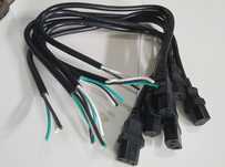 Cabo elétrico 3*14AWG com 0,61mt p/ ligar as calhas - EUA.