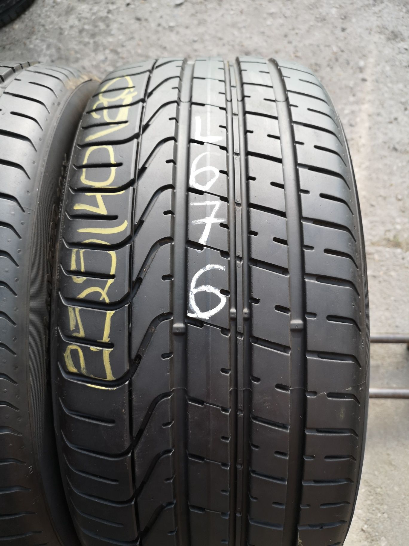 Opony letnie 255/40/20 Pirelli Pzero A0 2szt 7,6mm 2022r