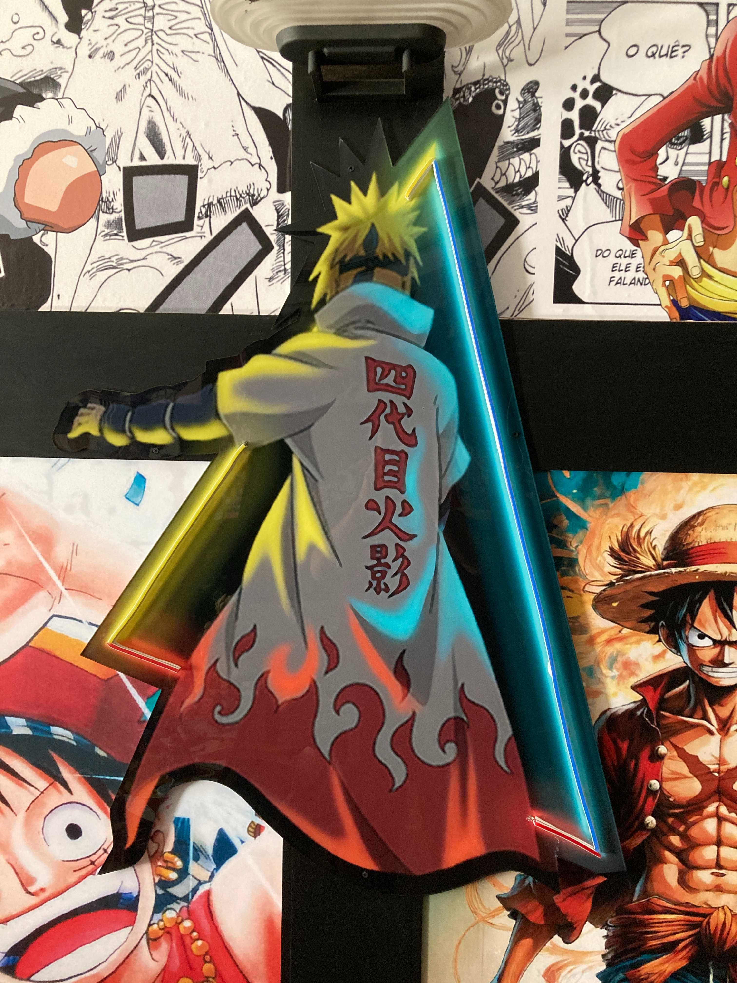 LED Exclusivo Minato Namikaze – Edição Limitada | Para Fãs de Naruto