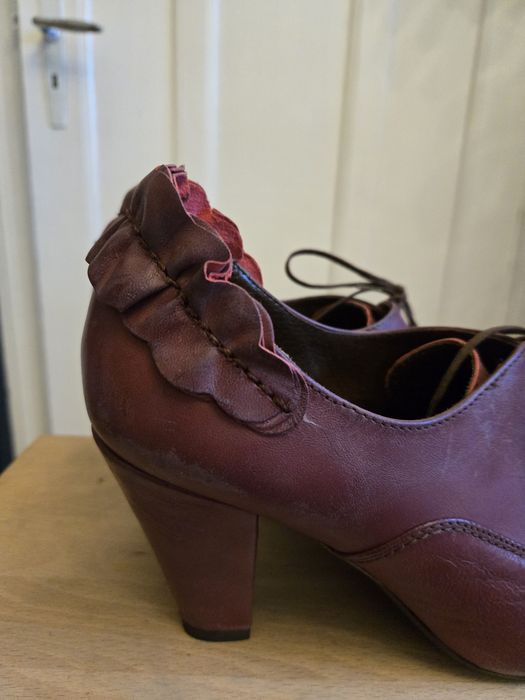 Oryginalne, fioletowe pantofle Gino Rossi
