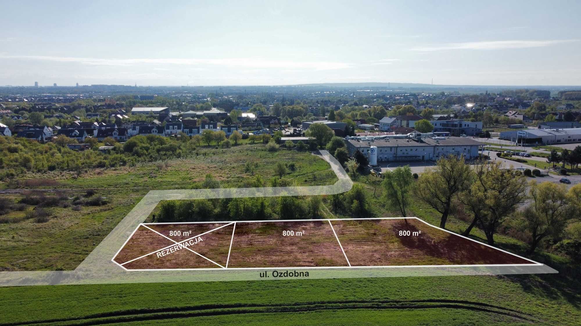 Działka Mierzyn 800m²