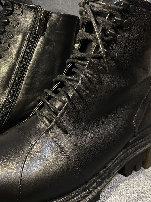 Шкіряні зимові ботинки жіночі