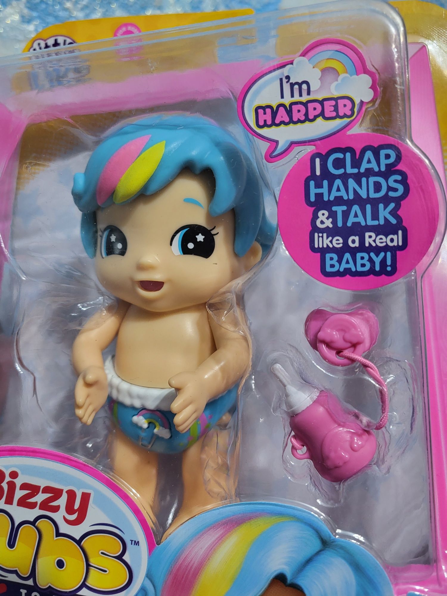 Інтерактивна лялька Мооѕе Little Live Bizzy Bubs Clap Baby Harper Харп