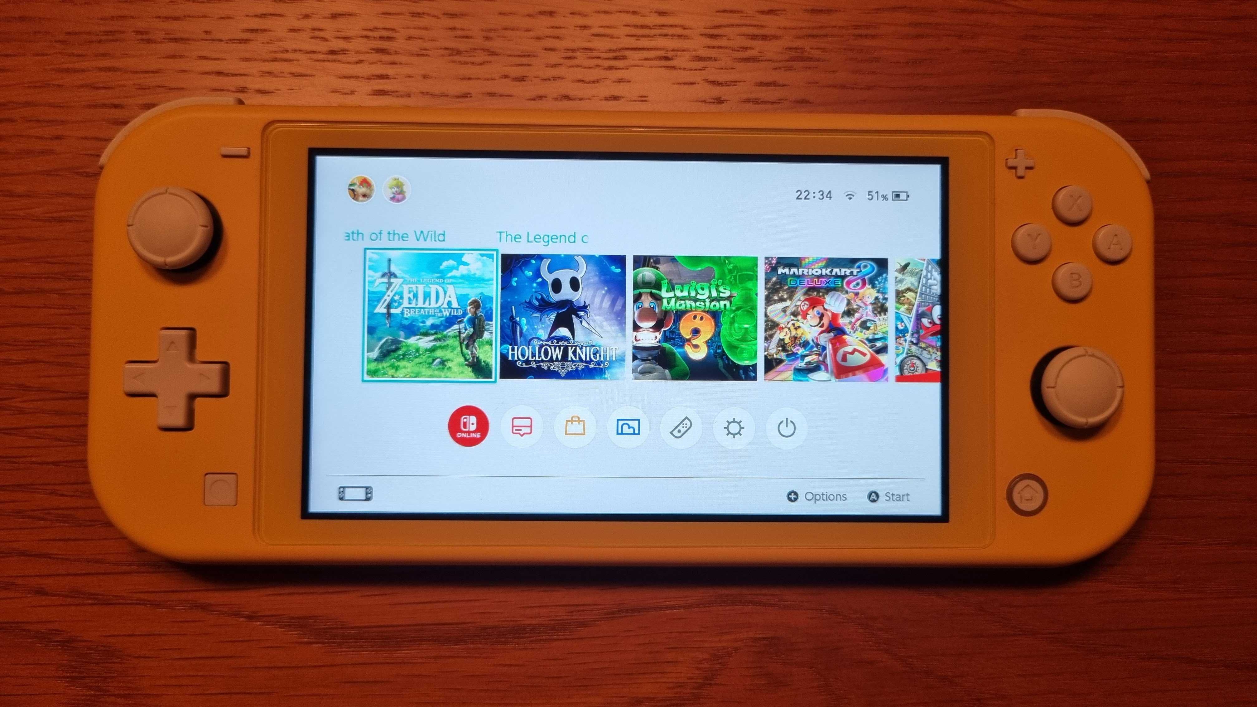 Switch Lite Amarela Desbloqueada