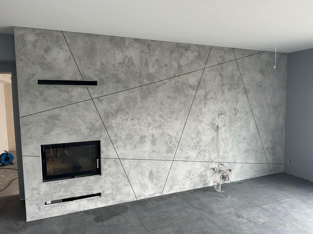 Beton architektoniczny tynki dekoracyjne elewacja stiuk mikrocement