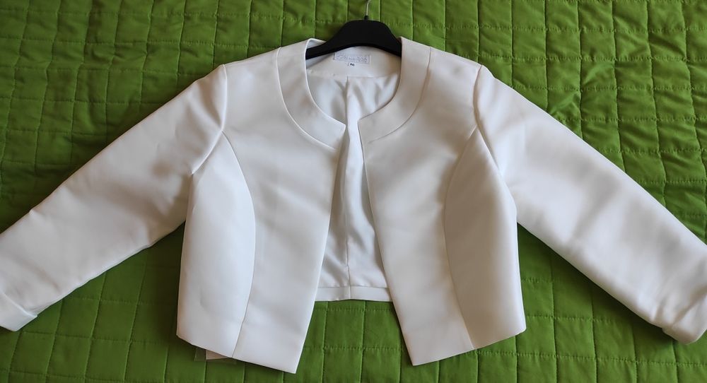 Bolerko ślubne ecru roz.40