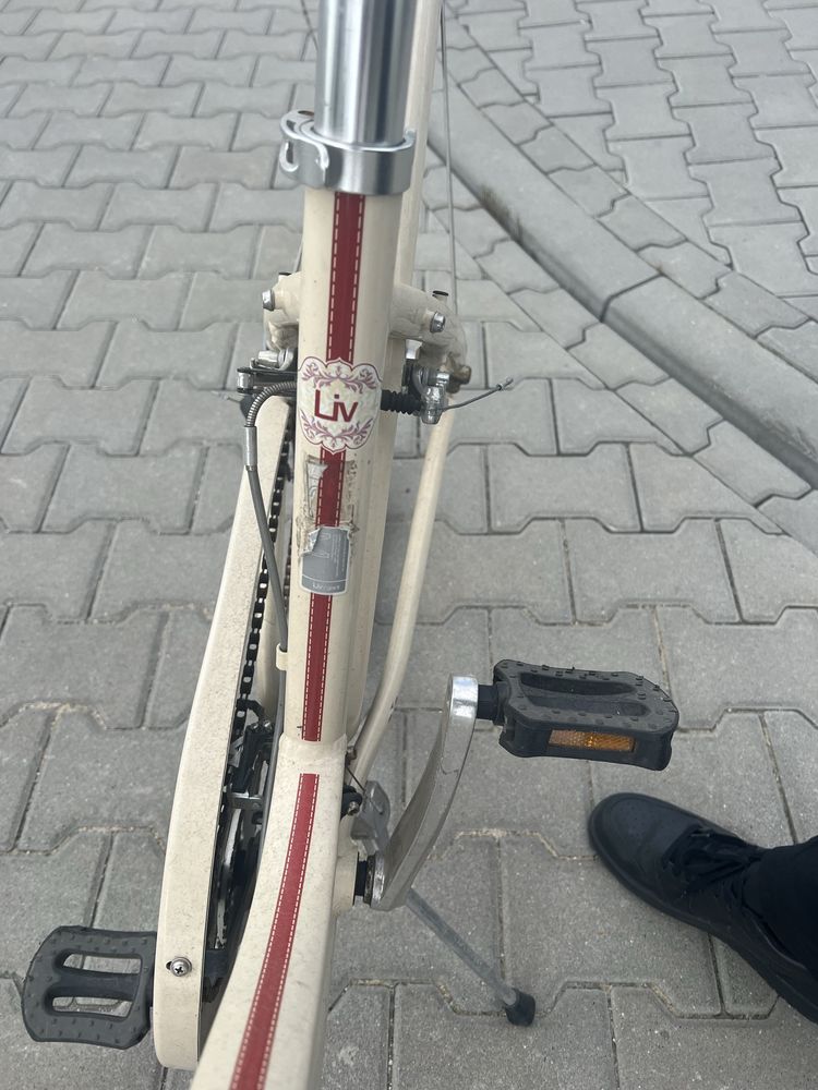Giant rower damski z koszykiem stan dobry