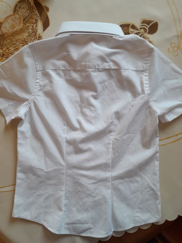 Koszula chłopięca, biała, 104-110, NOWA