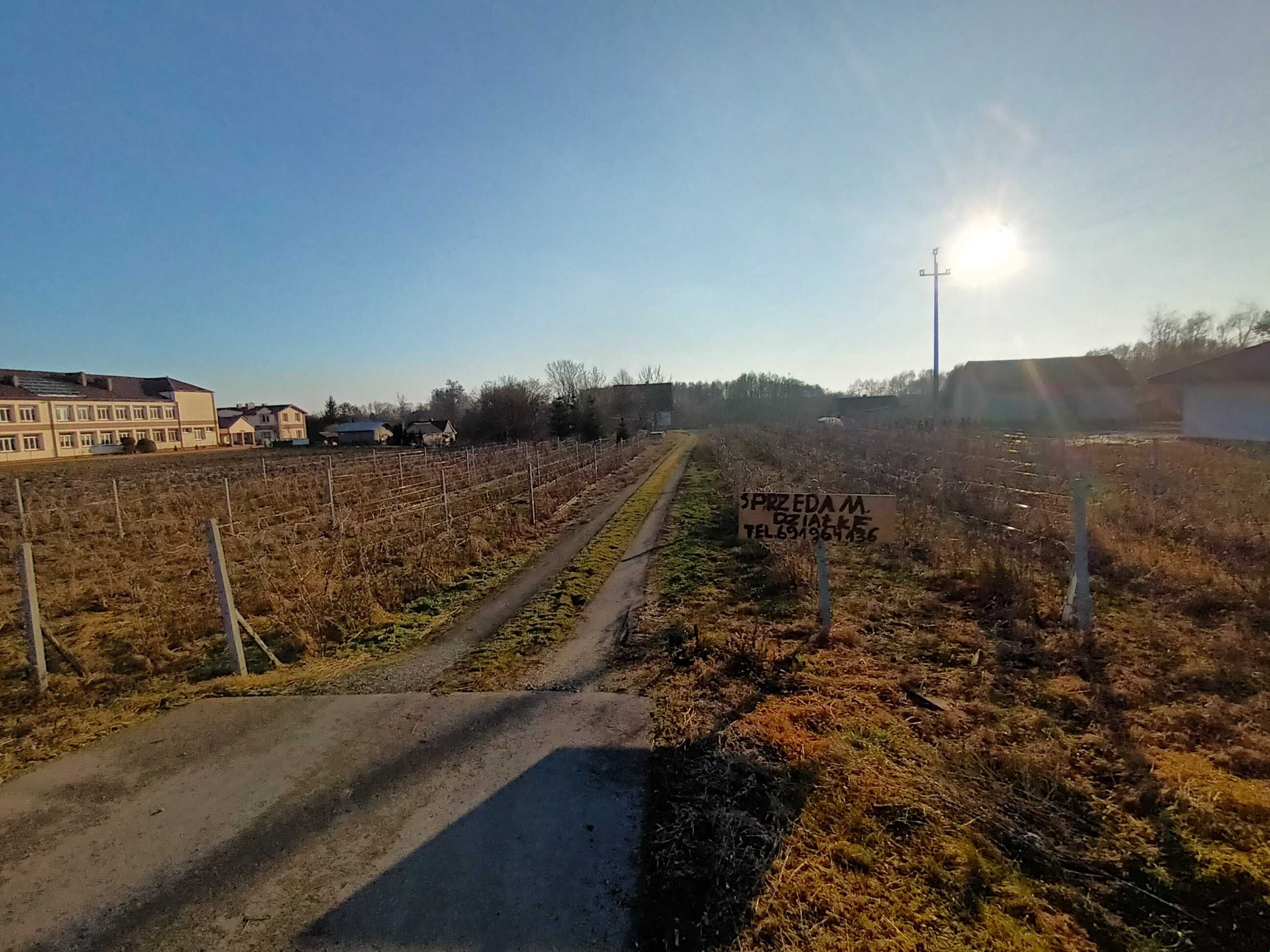 działka budowlana 20a Krupe uzbrojona