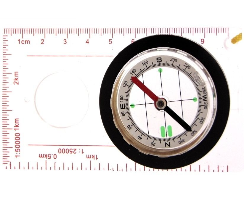 kompas kartograficzny na mapę wojskowy
