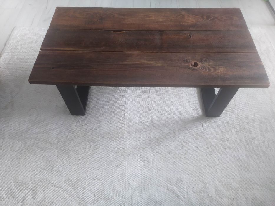 Stolik kawowy loft stare drewno