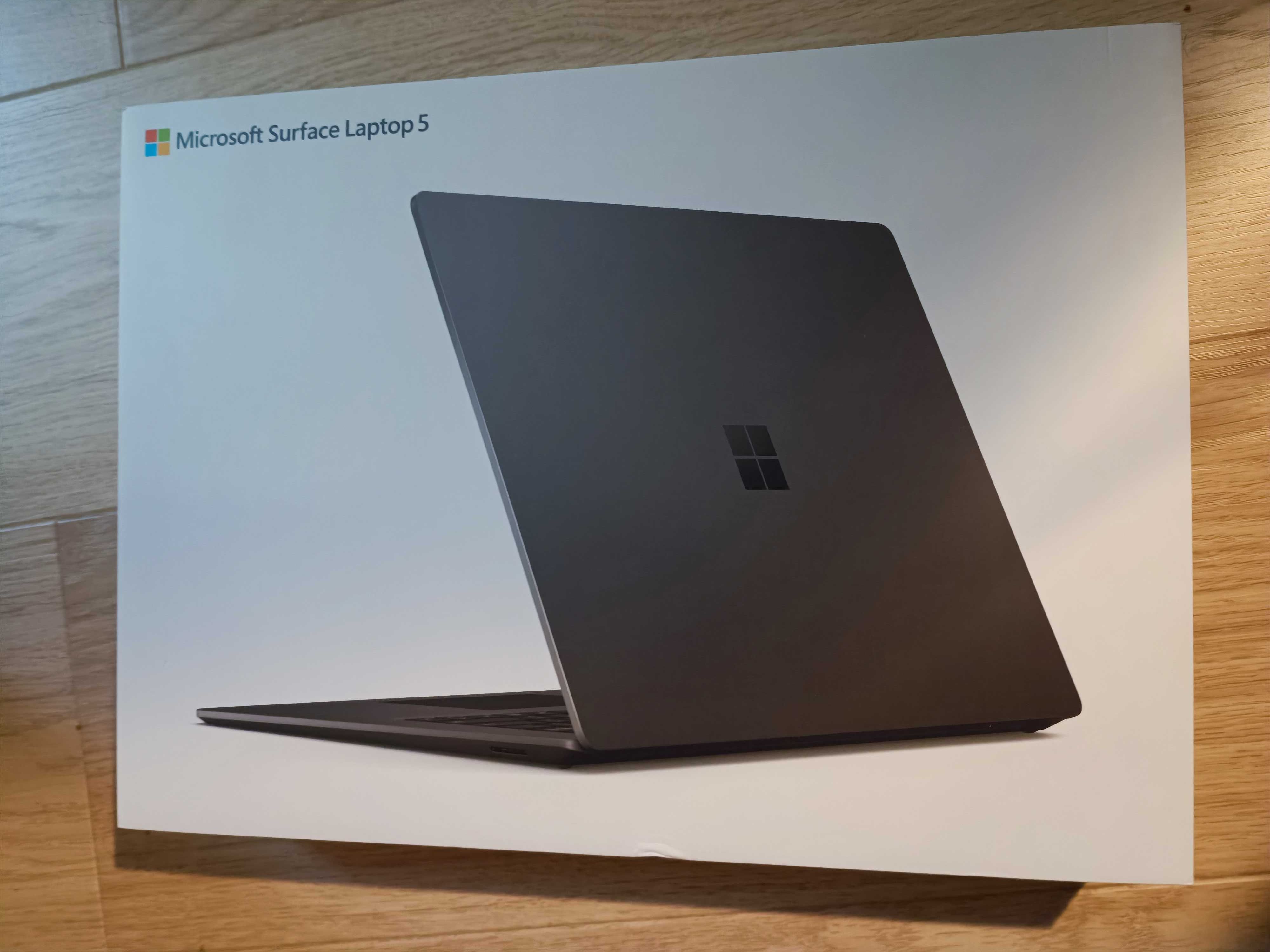 Microsoft Surface Laptop 5 15' i7/8/512 Matte Black - nowy z gwarancją