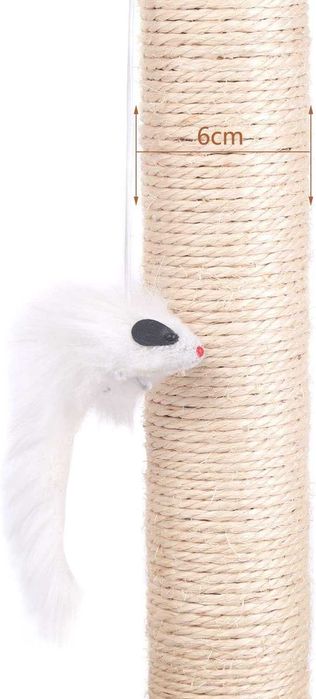 Poste Arranhador para gatinhos com brinquedo  25 x 35 cm - NOVO SELADO