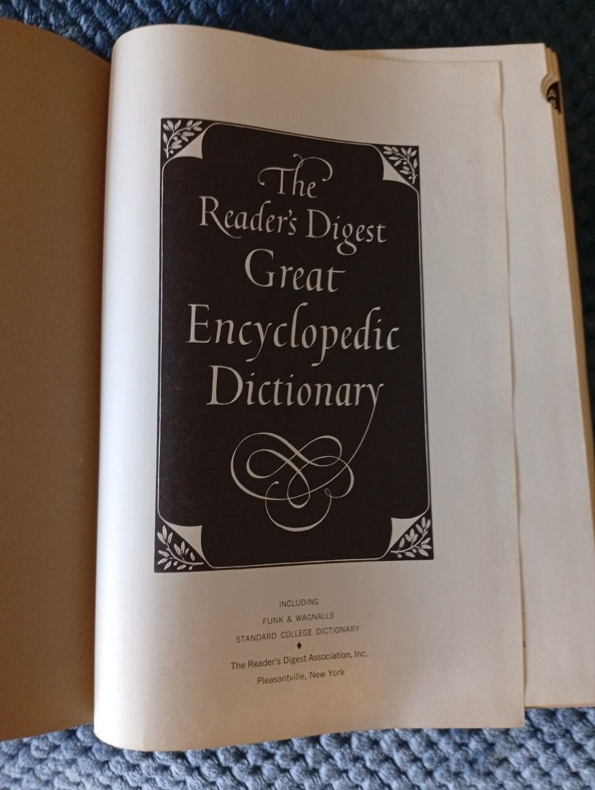 The Reader's Digest Great Encyclopedic Dictionary