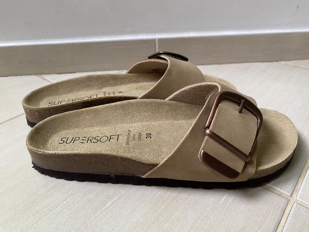 Продам шкіряні Шльопанці Supersoft