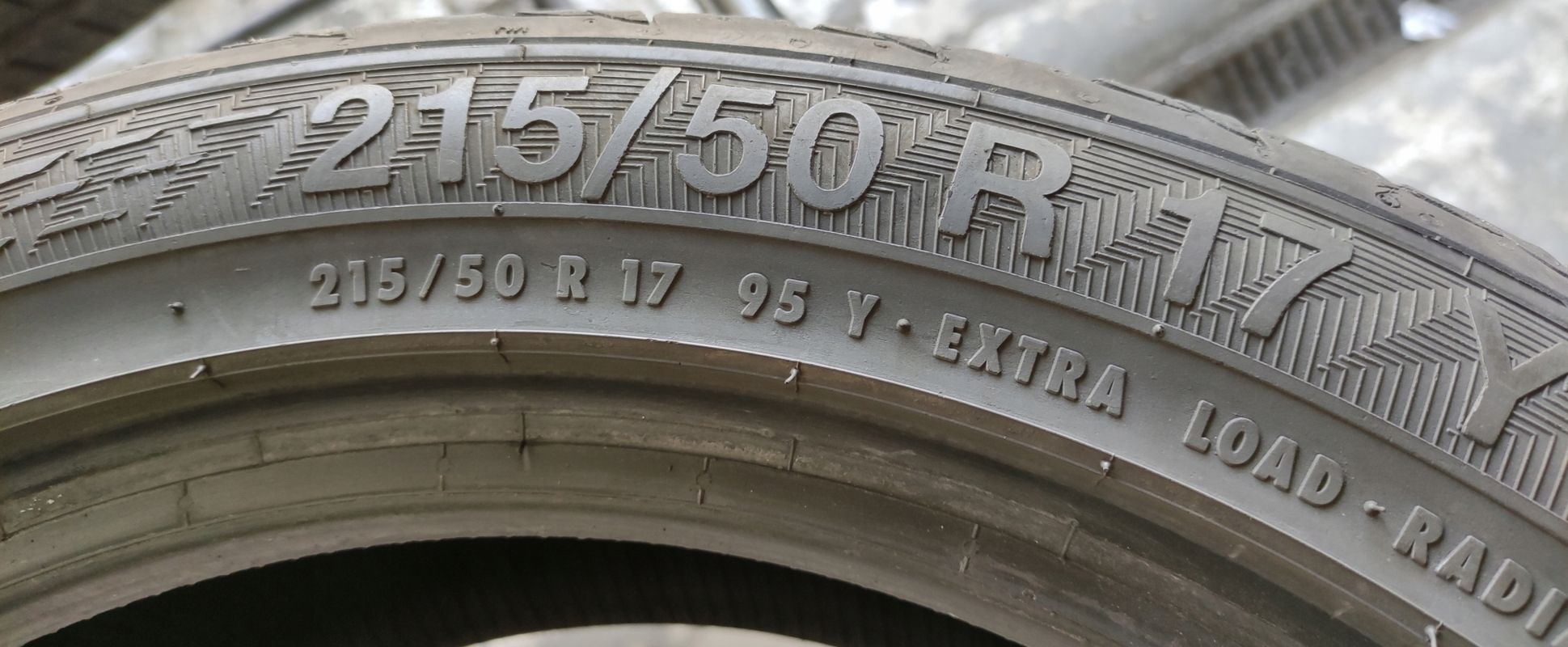 2x 215/50r17 Gislaved UltraSpeed 95y