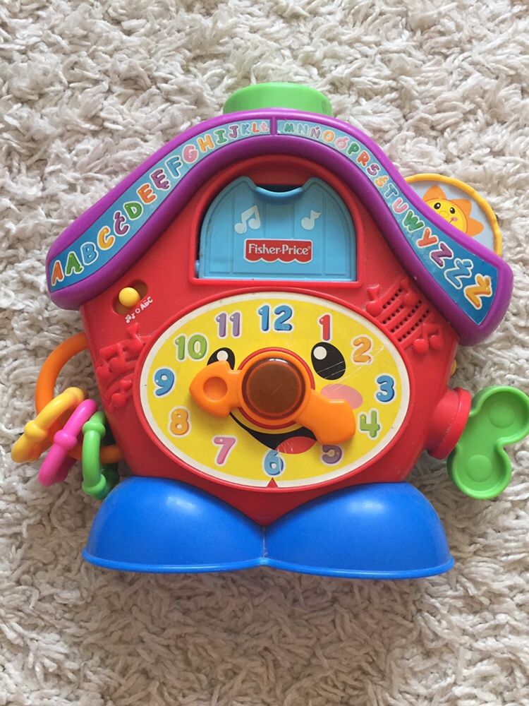 Fisher price zegar zabawka