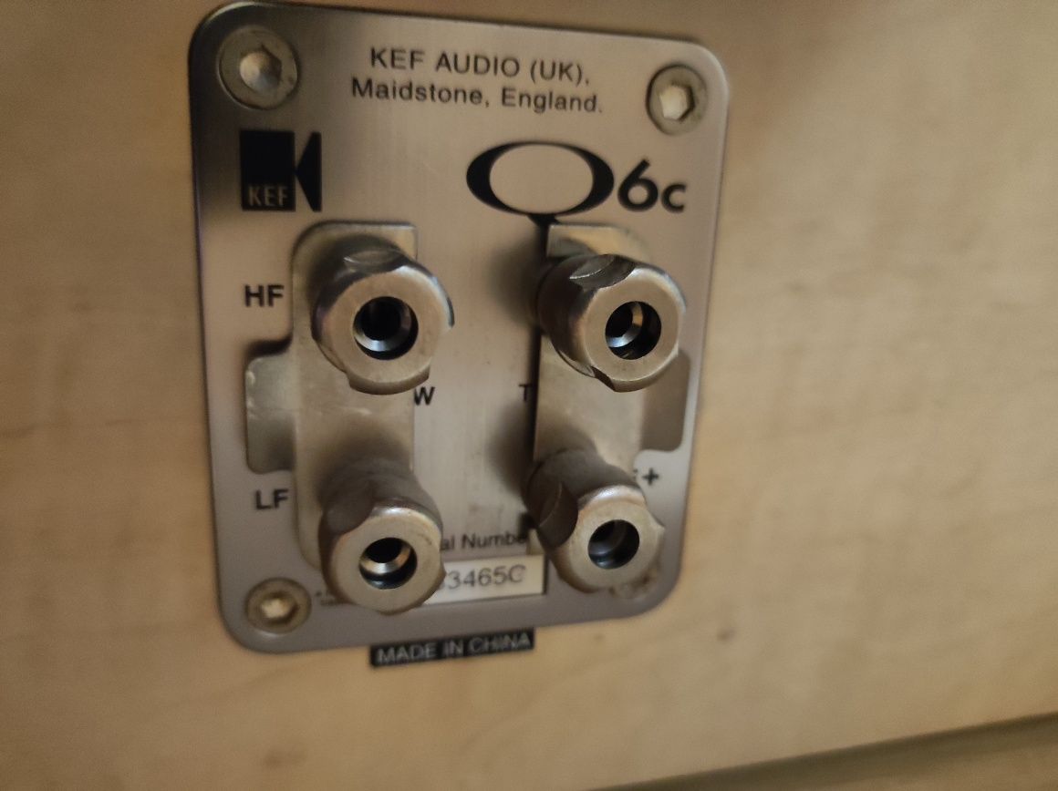 Głośniki KEF Q6c, Q5 + kino domowe Denon AVR-1707